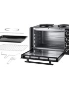 Unold Електрическа фурна с 2 котлона "All in One" 30L 1500W -
