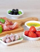 Westmark Комплект от 4 квадратни купи 74 см керамика -