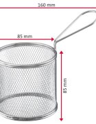 Westmark Кръгла кошница за сервиране неръждаема стомана 9х13 см - марка Westm