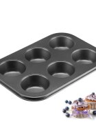 Westmark Мухъл за 6 мъфини 265 x 185 см стомана -