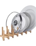 Westmark Разтегателна сушилница за съдове бамбук 9.5 x 12 x 9 см -
