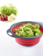 Westmark Сгъваема цедка пластмасова 22 см "Maxi" червена -