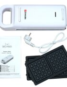 Zokura 2-в-1 сандвич машина 750 W -