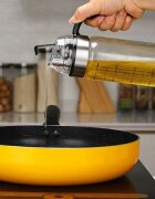 Zokura Бутилка диспенсър с автоматична капачка боросиликатно стъкло 450 ml