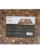 Zokura Дъска за рязане акациево дърво 40 × 30 см дебелина 35 см -