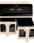 Zokura Двоен фритюрник 8 л 1350 + 1350 W бежов -