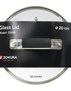 Zokura Капак стъклен 20 см -