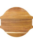Zokura Плато за сервиране на пица акациево дърво 42 x 33 см -