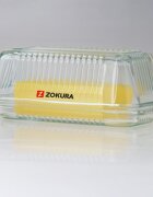 Zokura Поставка за масло с капак изработена от стъкло -