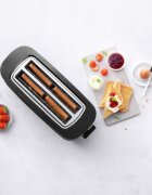 Zwilling Дълъг тостер с 2 слота 1800 W "Enfinigy" черен -
