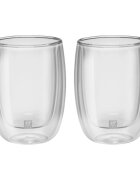 Zwilling Комплект чаши за кафе от 2 части двустенни боросиликатно стъкло 200
