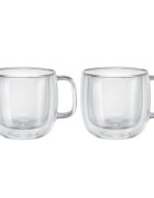 Zwilling Комплект чаши за капучино от 2 части боросиликатно стъкло 450 ml "S