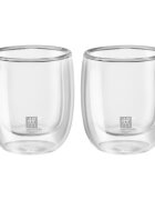Zwilling Комплект от 2 чаши еспресо двустенни изработени от стъкло 80мл "So