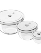 Zwilling Комплект от 3 вакуумни купички изработени от стъкло "FRESH & SAVE" -