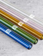Zwilling Комплект от 4 прави сламки цветно боросиликатно стъкло 23 см "Sorre