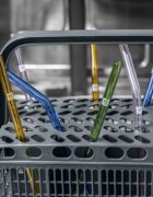 Zwilling Комплект от 4 прави сламки цветно боросиликатно стъкло 23 см "Sorre