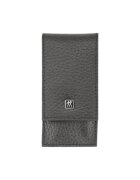 Zwilling Комплект за маникюр от 3 части кожен портфейл антрацит - Cl