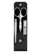 Zwilling Комплект за маникюр от 3 части сатенирана неръждаема стомана черен к
