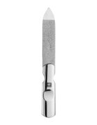 Zwilling Комплект за маникюр от 4 части неръждаема стомана кожен калъф черен
