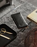 Zwilling Комплект за маникюр от 5 части неръждаема стомана черен кожен калъф