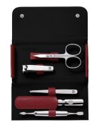 Zwilling Комплект за маникюр от 5 части неръждаема стомана кожен портфейл че