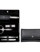 Zwilling Комплект за маникюр от 5 части сатенирана неръждаема стомана черен к