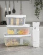 Zwilling Кутия за обяд пластмасова 1.6L "FRESH & SAVE" полупрозрачна - Zwil