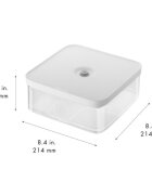 Zwilling Квадратен контейнер за храна пластмаса 214 х 214 х 76 см 16 л