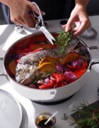 Zwilling Многофункционална кухненска ножица 20 см матово сребро -