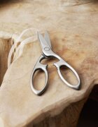 Zwilling Многофункционална кухненска ножица 20 см матово сребро -