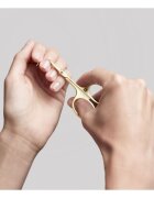 Zwilling Ножица за кожички неръждаема стомана 90 мм Gold - PREMIUM