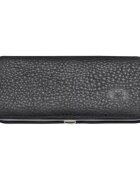 Zwilling Сатениран комплект от неръждаема стомана от 5 части черен кожен калъф