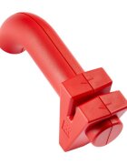 Zwilling Точило за ножове 17 см TWINSHARP червено -