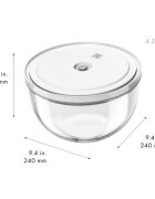 Zwilling Вакуумна купа all-in-one стъклена 24 см / 4 L "FRESH&SAVE" - Zwilli