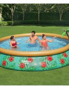 Bestway Fast Set Надуваем комплект басейн Paradise Palms 457x84 см
