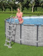 Bestway Flowclear Предпазна стълба с 4 стъпала 122 см