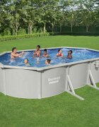Bestway Hydrium Надземен басейн с овална конструкция 610x360x120 см