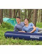 Bestway Надуваемо флокирано въздушно легло 203x183x22 см 67004