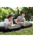 Bestway Надуваемо въздушно легло 3-в-1 черно и сиво 188x99x25 см