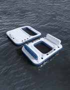 Bestway Плаващ остров Hydro-Force 2 бр. 269 x 182 x 67 см Бяло и синьо