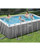 Bestway Power Steel Комплект правоъгълен басейн 412x201x122 см