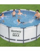 Bestway Steel Pro MAX Комплект плувен басейн кръгъл 366x122 см