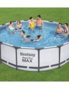 Bestway Steel Pro MAX Комплект плувен басейн кръгъл 457x122 см