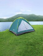 Bestway Стилна палатка за лагер Зелено 145 x 205 x 1 м