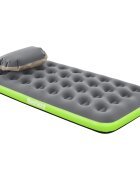 Bestway Въздушен матрак 1-местен 188 x 99 x 22 cm Сив и зелен
