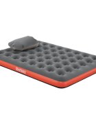 Bestway Въздушен матрак 2-местен 203 x 152 x 22 cm Сив и червен