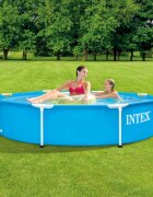 INTEX Басейн с метална рамка 244x51 cм