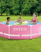 INTEX Метален кадър за плаващ басейн над земята 244 x 76 см Кръгла за