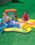 INTEX Надуваем басейн Dinosaur Play Center 249x191x109 см 57444NP