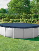 INTEX Покритие за басейн Ø457 x 20 см Кръгла PVC и PET